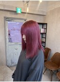 10代20代★かわいいダブルカラーブリーチピンクカラー【上野】