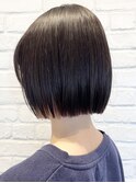 【松戸　松田】ナチュラル柔らかボブ切りっぱなしスタイル