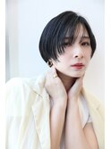 【茨木】乾かすだけでまとまる大人の黒髪ショート