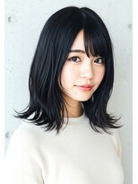 【ブルーブラック風】暗染めカラー