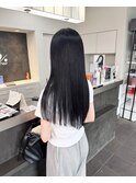 髪質改善 くせ毛 ストレート 縮毛矯正 艶髪 ロング 湿気対策