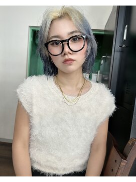 パレット 難波(Palette) ミニボブウルフカットショートウルフレイヤーカット