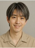 メンズハイライトバレイヤージュメッシュ