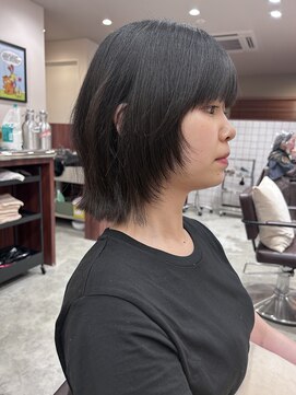 ルックアット(Look at) 【Look at】20代30代40代切りっぱなしボブ顔まわりレイヤー