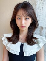アフロート エル 錦糸町(AFLOAT L)&nbsp;30代小顔に見えるくびれヘアレイヤー × オリーブグレージュ