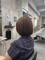 コワファースト長崎シャンプーボーイ 2nd(COIFF1RST 長崎 SHAMPOO BOY) 丸みボブ ミニボブ ショートボブ