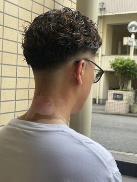スウェル 柏店(Swell) MEN’S HAIR/ブルーブラック/フェザーパーマ/柏