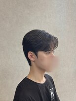 エクシア 六甲道店(EXCIA)&nbsp;ナチュラルセンターパート/ダウンパーマ/韓国メンズヘア