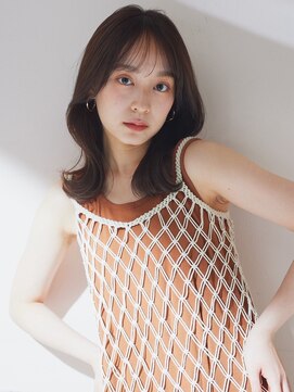 エトル バイ コムマティス 恵比寿駅前店(etre by comme Matisse) 小顔カット×透明感カラー[恵比寿駅/髪質改善/オリーブグレー]