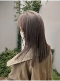ブリーチ/ダブルカラー/ミルクティーグレージュ/マロングレー