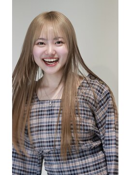 ステラ ヘア デザイン サロン(STELLA hair design salon) 顔周りレイヤー×ミルクティーベージュ A