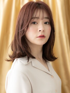 カバーヘア ブリス 大宮西口(COVER HAIR bliss) ボルドーカラーくびれヘア抜け感ロングウルフ316Z大宮30代40代