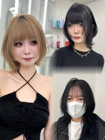 アマトウキョウスマートサロン(AMA TOKYO×Smart Salon)&nbsp;レイヤーボブ　ボブウルフ