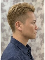 荘司調髪所 王道ツーブロックゴールド!