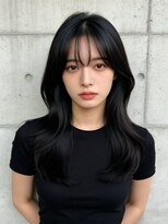 エイチ ウルフカット 大阪梅田(811)&nbsp;アンブレラカラー外ハネボブウルフボブグラデーションカラー50代