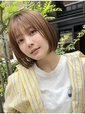 ボブ前髪なし切りっぱなしボブタッセルボブレイヤーボブ大人ボブ