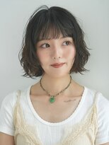 インセプション 銀座(INCEPTION) ボブパーマ/前髪あり/顔まわりレイヤー/20代/30代
