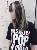 ウタシロイロ(uta shiroiro)&nbsp;ブロックカラー×レイヤーカット