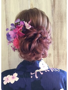 アンフィフォープルコ(AnFye for prco) 【AnFye for prco】浴衣アップヘア×着付け