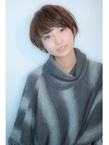 ラウンジ モリオ イケブクロ(Lounge MORIO Ikebukuro) 【morio池袋】大人かわいい斜めバング耳かけマッシュショート