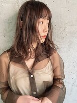 クラフト ヘア デザイン(CRAFT HAIR DESIGN)&nbsp;ニュアンスミディ / シークレットハイライト くすみベージュ