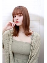 オーシャン(Ocean)&nbsp;[OCEAN Hair&Life藤原純]外ハネ×艶ベージュ☆