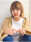 ☆ミルクティーベージュ外ハネボブ☆navile表参道