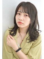 ヴィッカエコル (vicca 'ekolu)&nbsp;【大人可愛い】フリンジバング×カーキベージュ