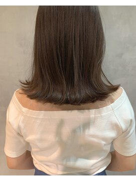 キチ(kichi.) [kichi.] ショコラブラウン×切りっぱなしロブ