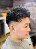 フェードツーブロック　7:3