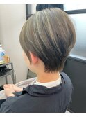 オトナショート×透明感カラー×デザインカラー