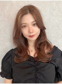 韓国風前髪×レイヤーカット【髪質改善/新宿/レイヤーカット】