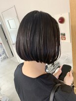 ディードットログ 大和西大寺店(D.Log)&nbsp;20代30代40代黒髪前下がりショートボブ丸みショート