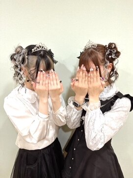 アップスニニー(up's niny) ＊クラゲちゃんお団子のふたごヘアセット＊