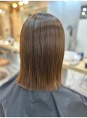 / ヘルシースタイル / 切りっぱなしBob / 艶ストレート /