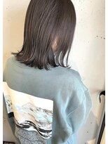 ゾアクラシックヘアー(ZOA classic hair) ブリーチハイライトで作る透明感グレージュカラー　　二子玉川】