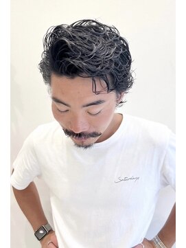 イーズ 鎌倉(e's) 《e'sイーズ鎌倉》程よいウェーブ感◎大人のメンズパーマヘア