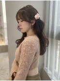 チョコレートカラー/艶髪/顔周りカット/天神韓国ヘア
