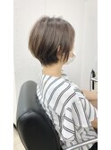 20代30代大人可愛い小顔 ショートカット切りっぱなしレイヤー