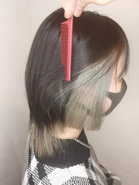 ローグ ヘアー 金町店(Rogue HAIR) 10代20代30代◎ローグ(TAKA)インナーカラーウルフハッシュカット