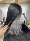ホワイトインナーカラー