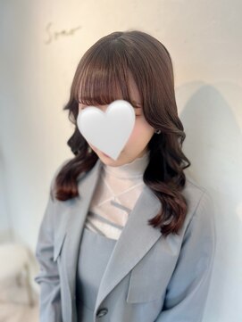 ソノ(sono) 巻き髪　ヨシンモリ　巻き下ろし　フェミニン　デート