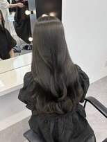 エトバイイオエ(et by ioe)&nbsp;黒髪/ボブルフ/ネビージュ/小顔/ワンレン/髪質改善/グレージュ