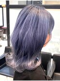 デザインカラーパープルラベンダーアッシュバイオレットうるツヤ