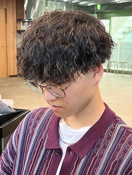 エルマーク(L-MARK) マッシュスパイラルパーマツイストスパイラル波巻きメンズ