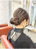 シニヨンアレンジ