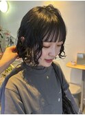 ♪ボブパーマ　パーマ　パーマ女子　トイプードルパーマ