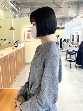 ロジェ(loje) 【loje】ワンレンカット/黒髪ヘア