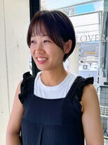 ハピネス 河原町店(Happiness) 前髪ありショート　顔まわりカット　京都美容室　進詩織