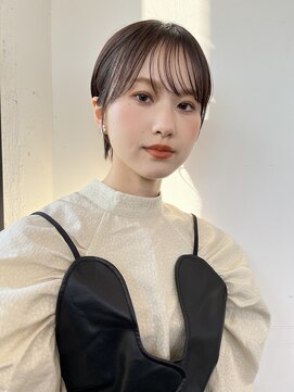 テクネ 天神大名(techne) 天神大名ミディアムボブショートボブショートカット